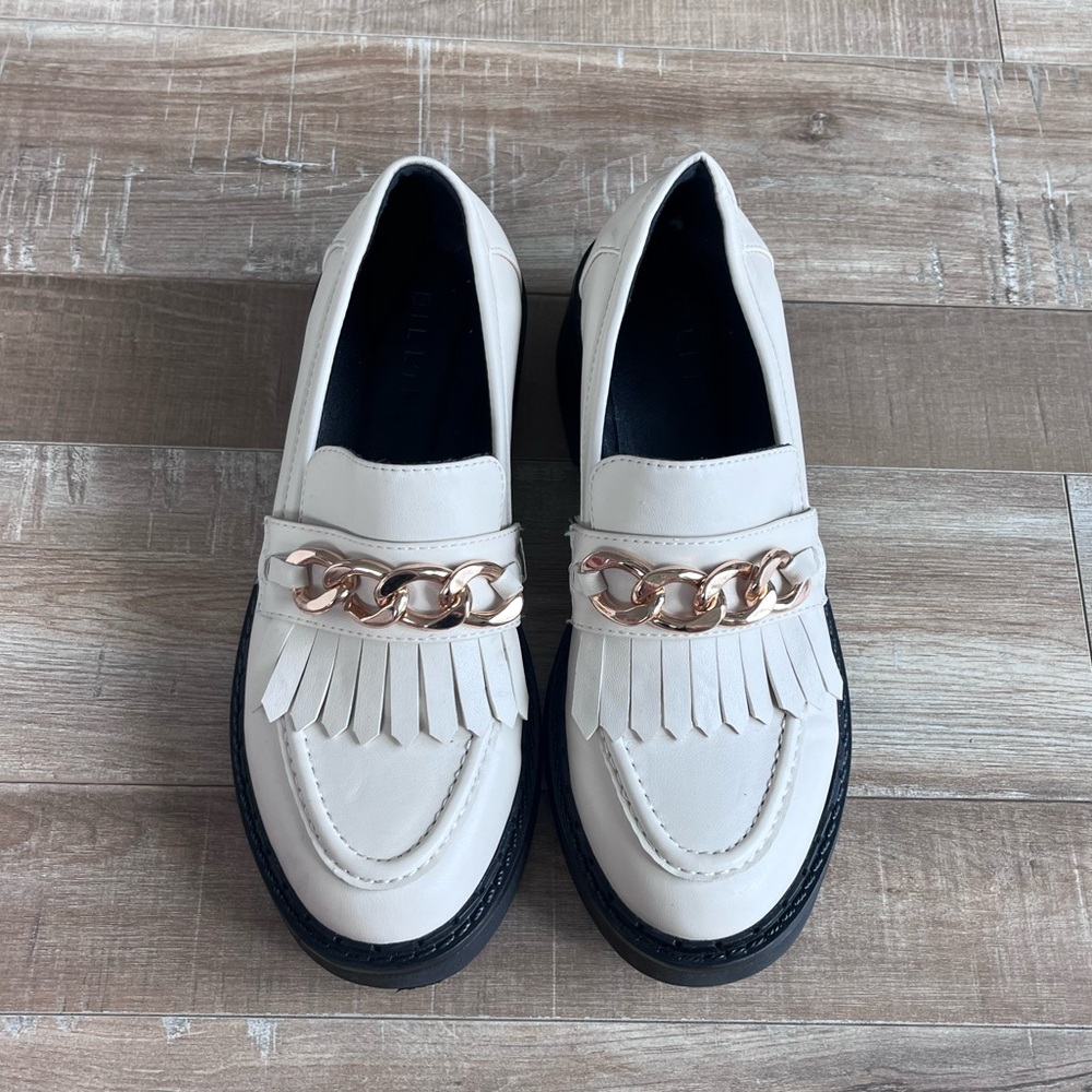 Billini Christian Loafers with Gold Chain Detail